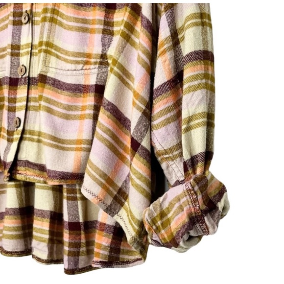 🌺Free People Tea Combo Wrapped in Flannel Lounge Set Free Top🌸🌺 - Picture 5 of 15